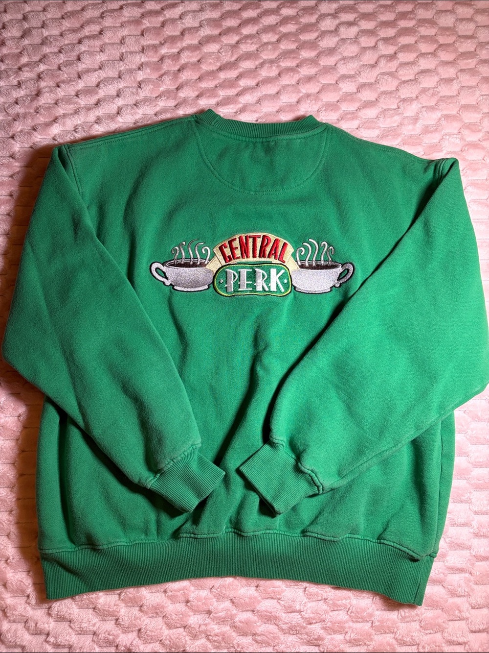 Cotton On Green Central Perk Graphic Crewneck Sweatshirt